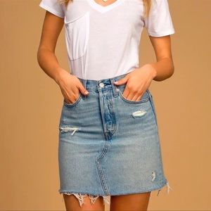 Levi’s High Rise Denim Skirt